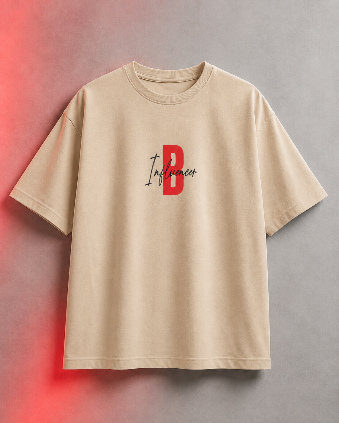 Unisex & Oversized Graphic Tee - Bad Influencer