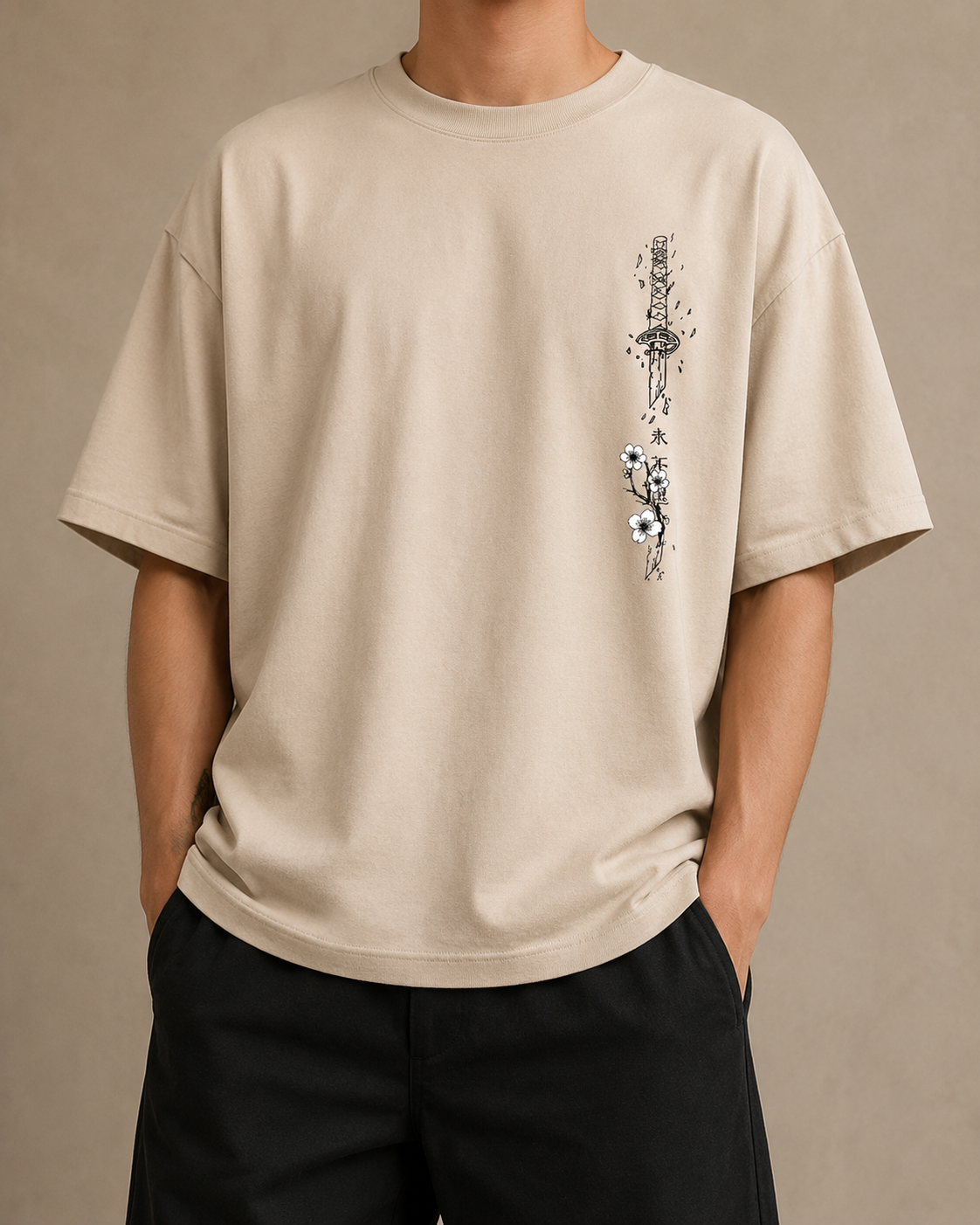 Unisex Oversized Graphic Tee - TREE