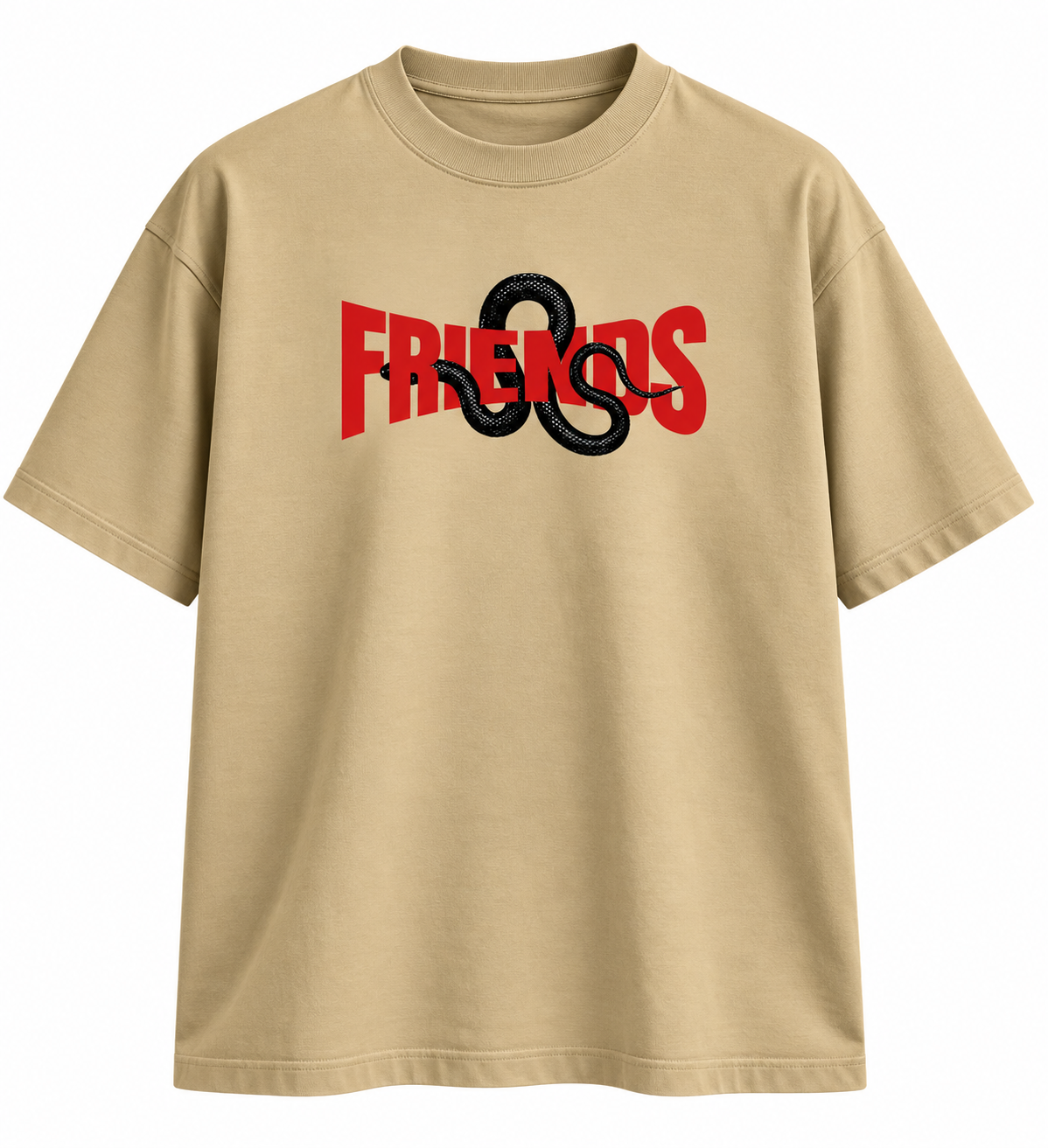 Unisex & Oversized Fit T Shirt- FRIENDS