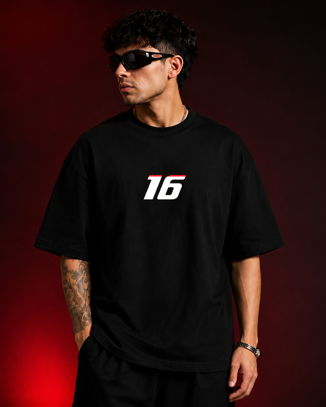 Unisex & Oversized Graphic Tee - F1