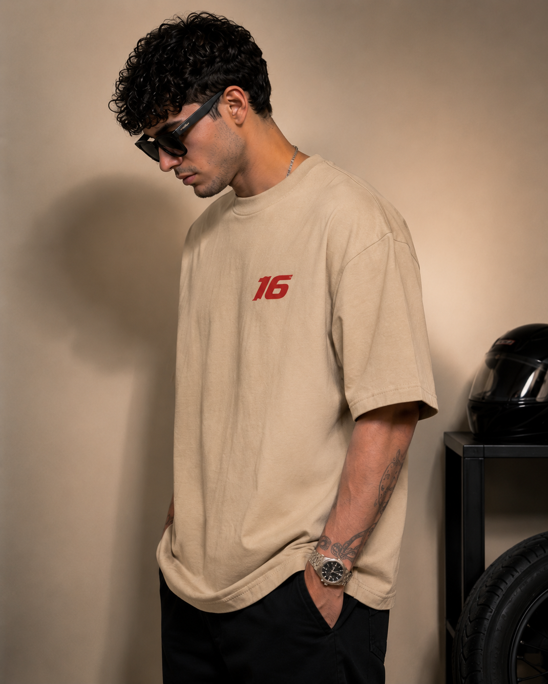 Unisex & Oversized Graphic Tee - F1