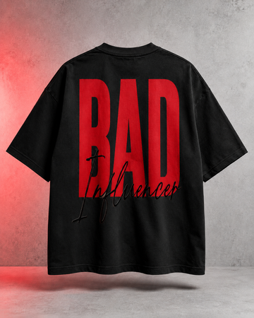 Unisex & Oversized Graphic Tee - Bad Influencer