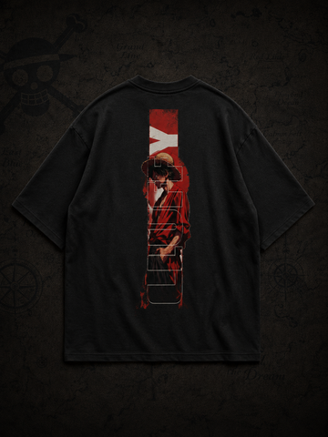Unisex Oversized Graphic Tee - King Luffy