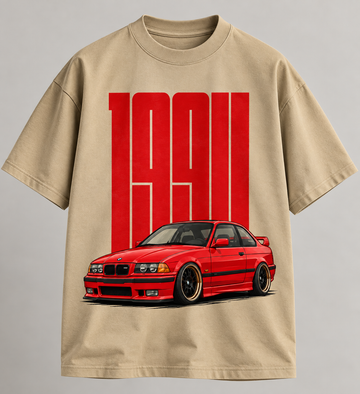 Unisex & Oversized Graphic Tee - BMW