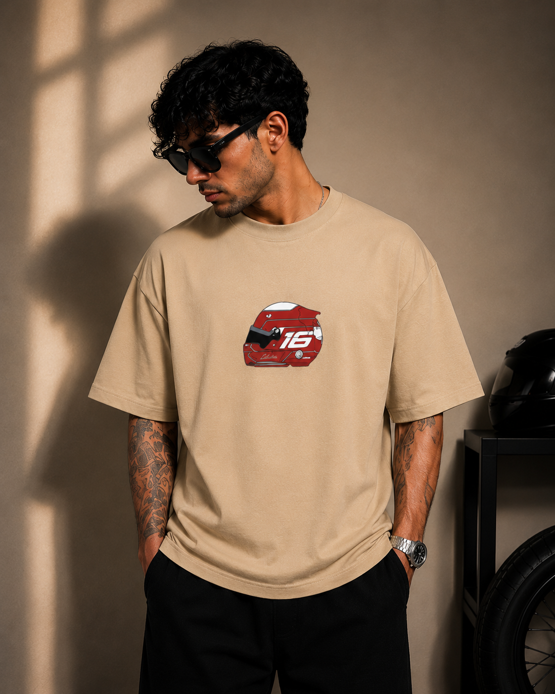 Unisex & Oversized Graphic Tee - F1