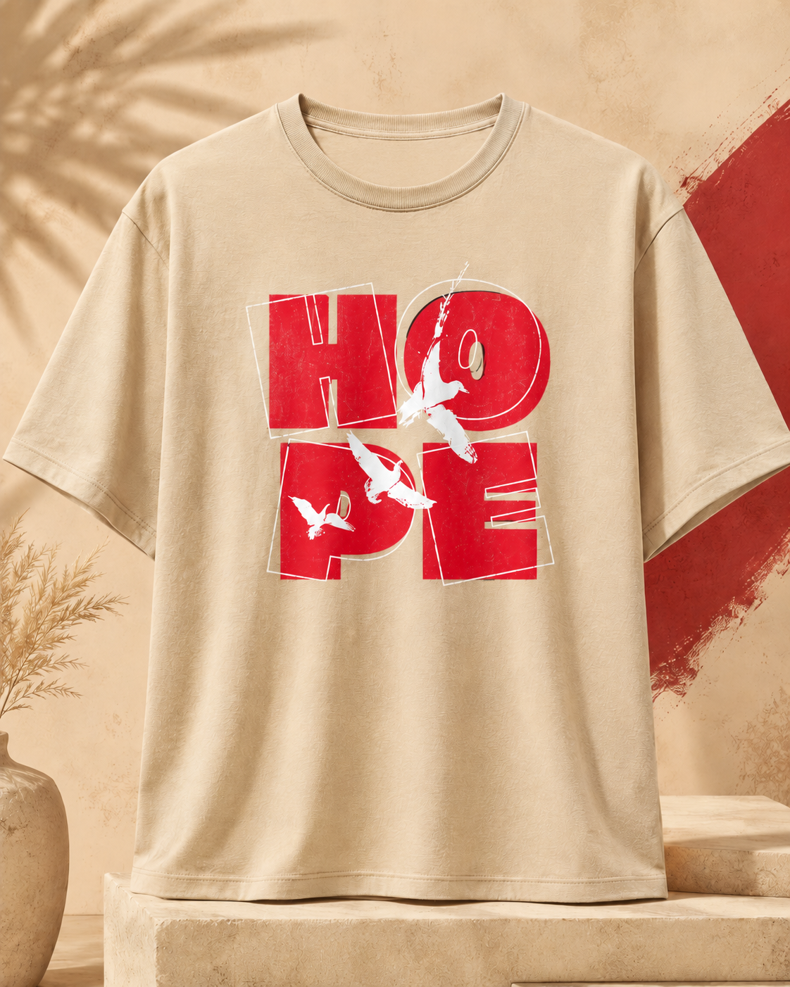 Unisex Oversized Graphic Tee - HOPE
