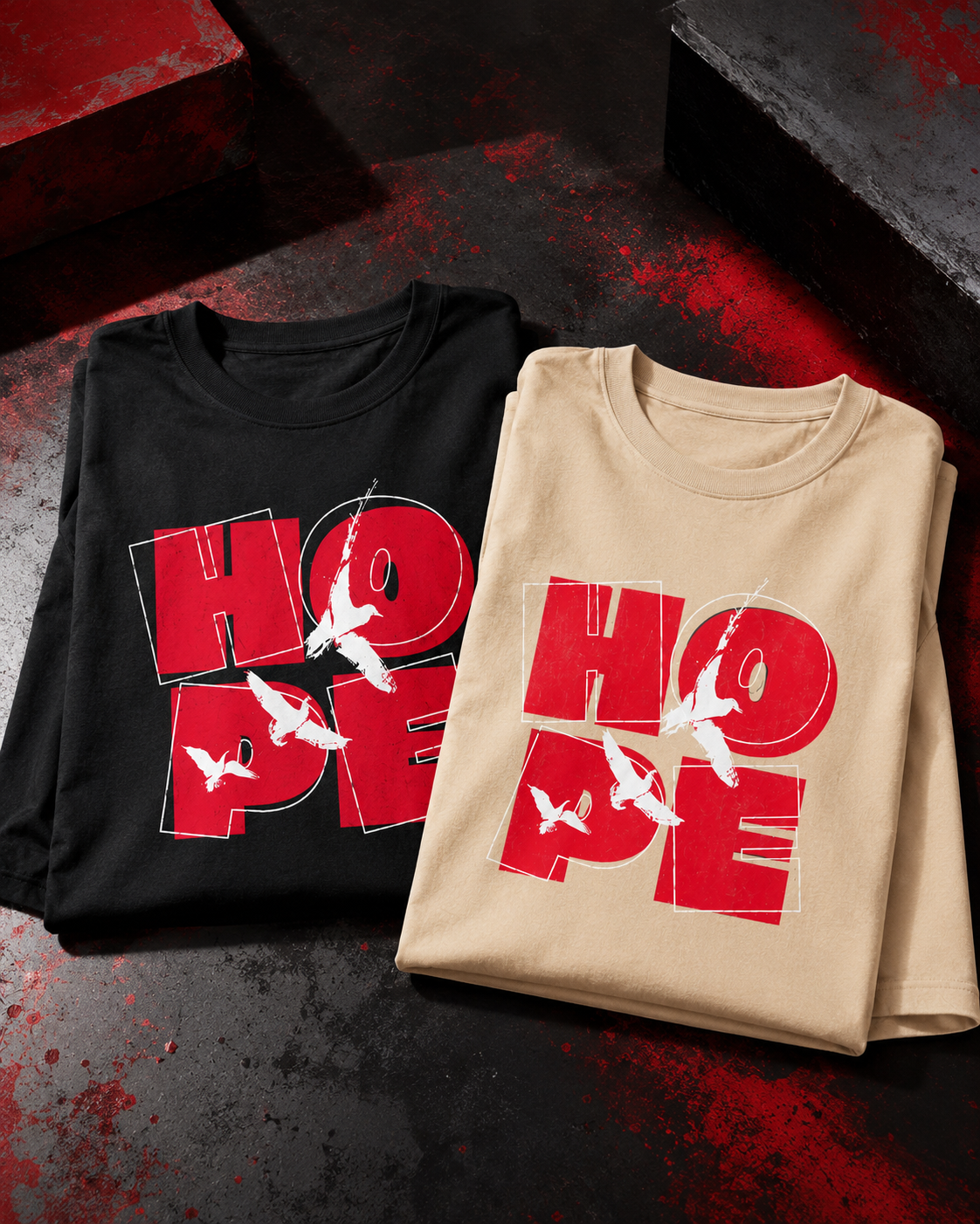 Unisex Oversized Graphic Tee - HOPE
