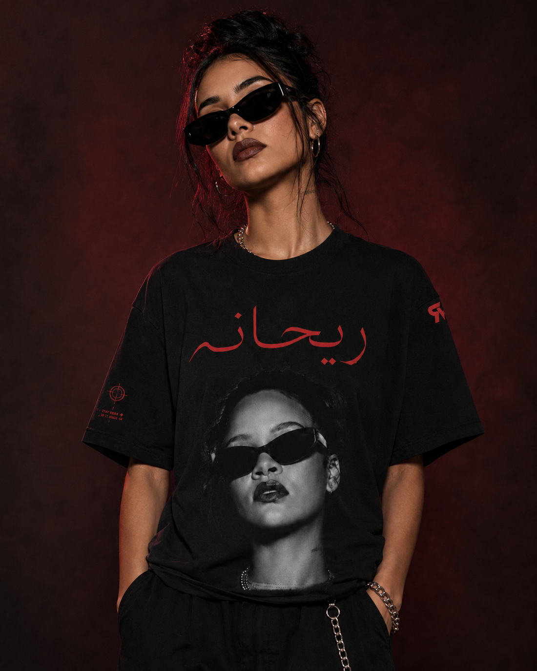 Unisex & Oversized Graphic Tee - Rehana