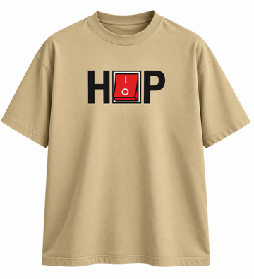 Unisex & Oversized Graphic Tee - HIPHOP & LIVE/LOVE