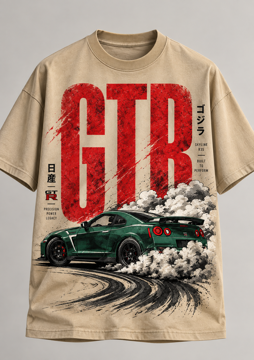 Unisex & Oversized Graphic Tee - GTR